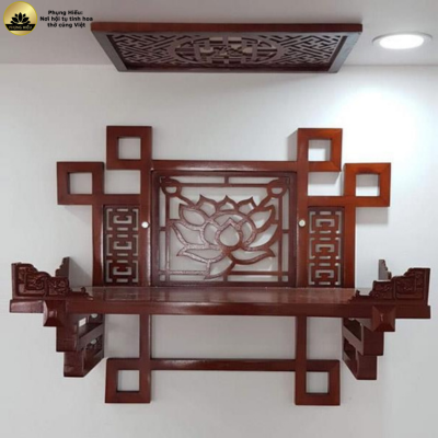 Bàn Thờ Treo Chạm   Mẫu TT02